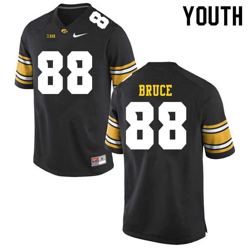 Youth #88 Isaiah Bruce Iowa Hawkeyes College Football Jerseys Sale-Black - Click Image to Close